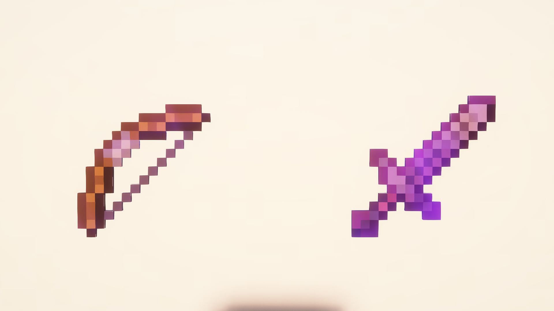 Sword and bow enchantments are the best since they are the most used weapons (Image via Mojang)